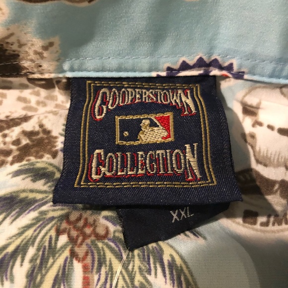 NWT Cooperstown Collection LA dodgers button down! - Picture 4 of 5